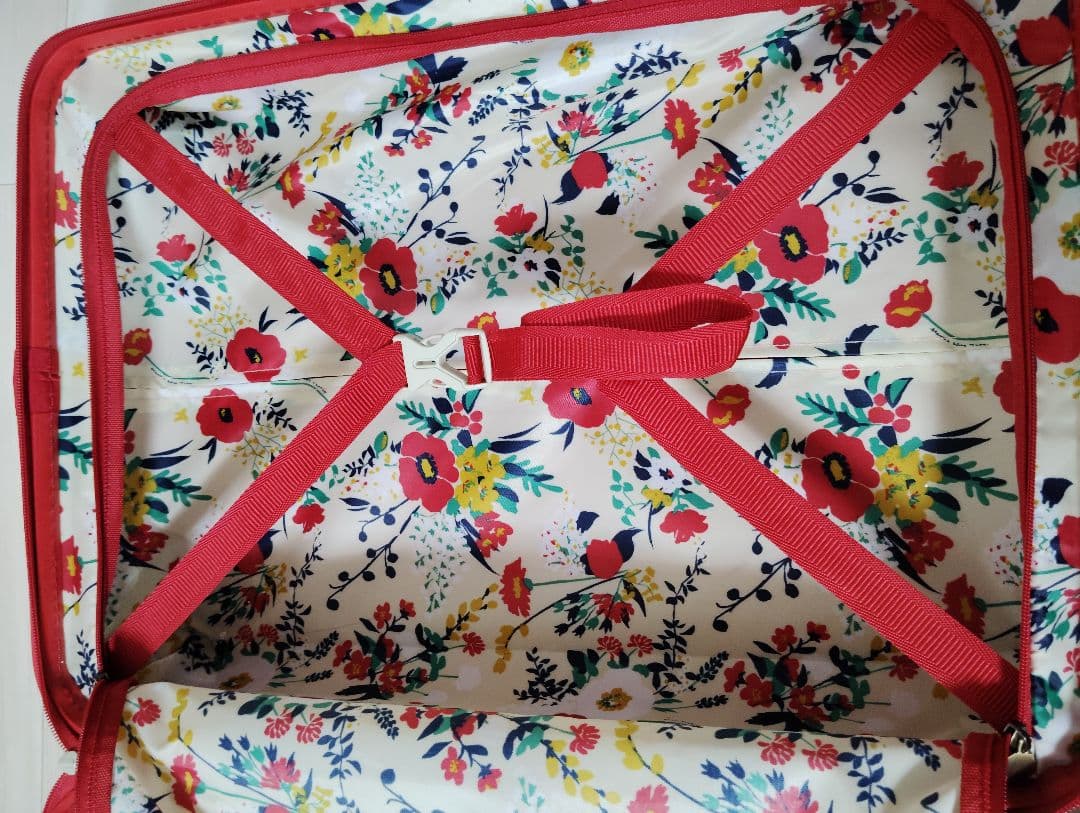 【HaNT】mineスーツケース 47L レッド 美品 キャスターストッパー