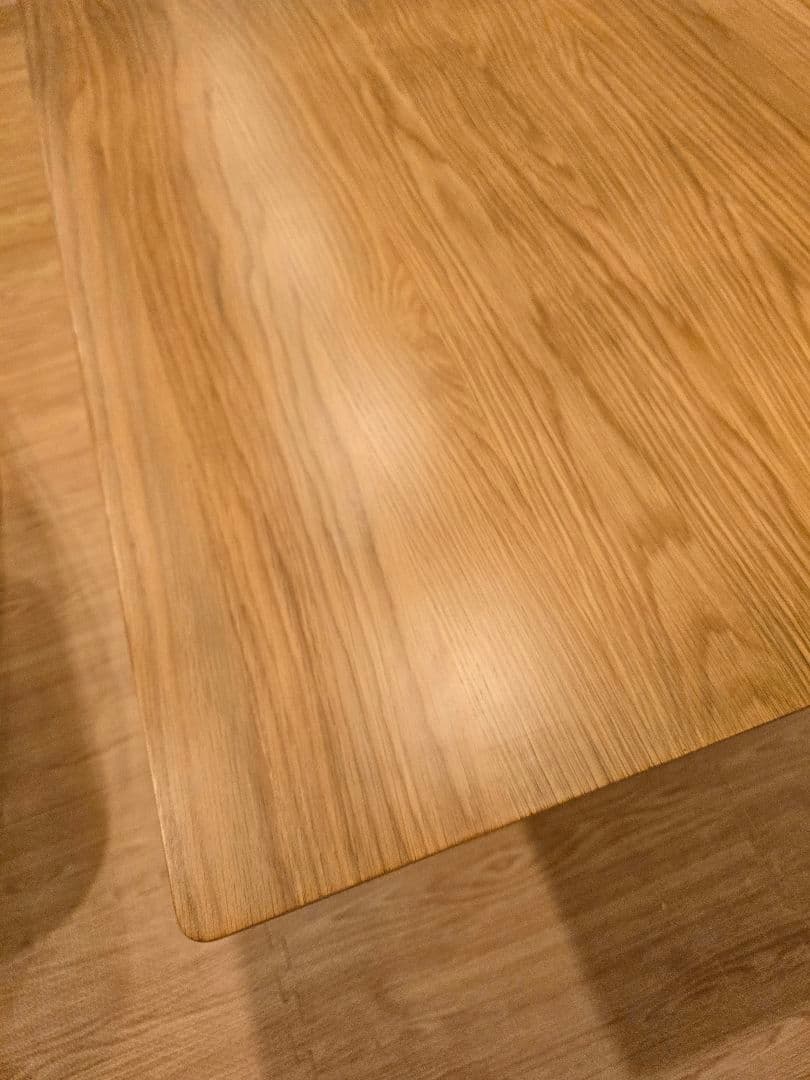 無印良品　リビングでもダイニングでもつかえるテーブル・３・オーク材