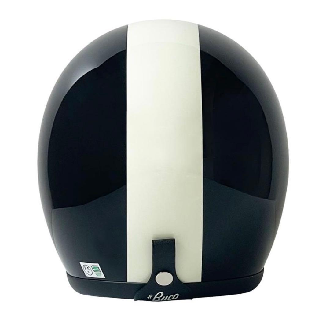 Buco ジェットヘルメット ブラック/ホワイト