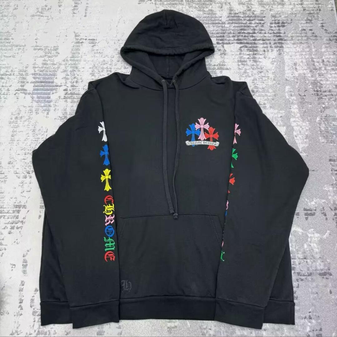 Chrome Hearts カラフルクロス柄パーカー