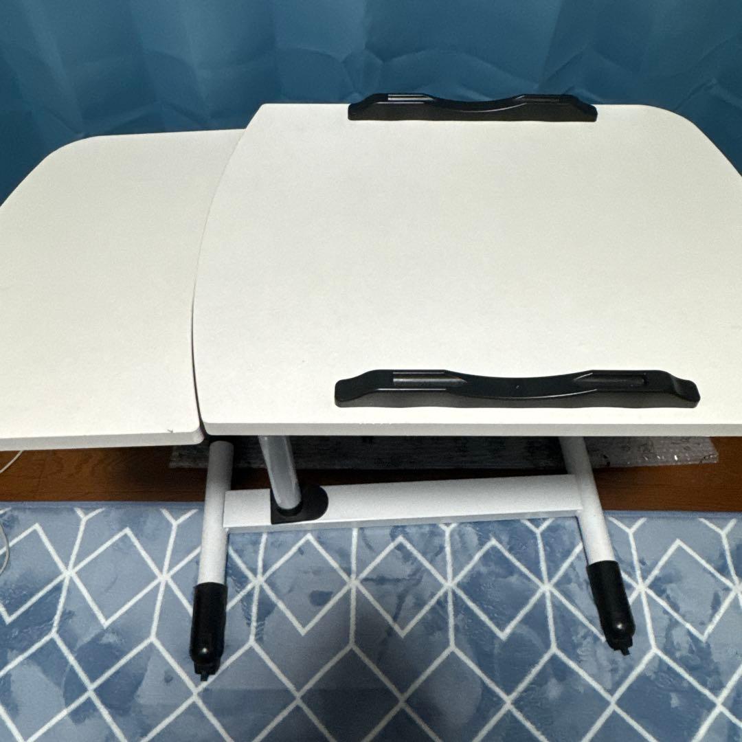 サイド テーブル　机　サブデスク　ローテーブル　パソコン　デスクワーク　ベッド