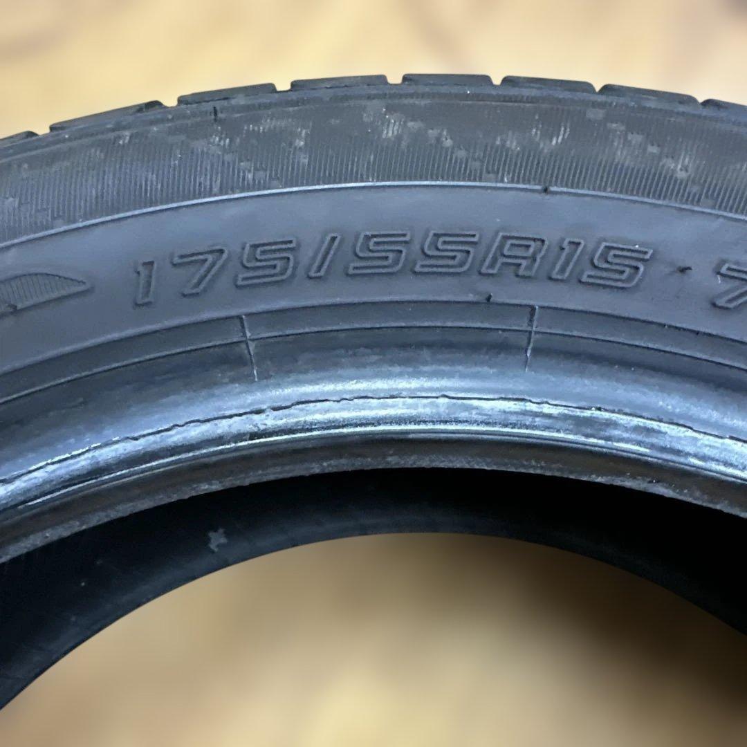 DUNLOP 175/55R15 夏用タイヤ 2022年2本(2-49)