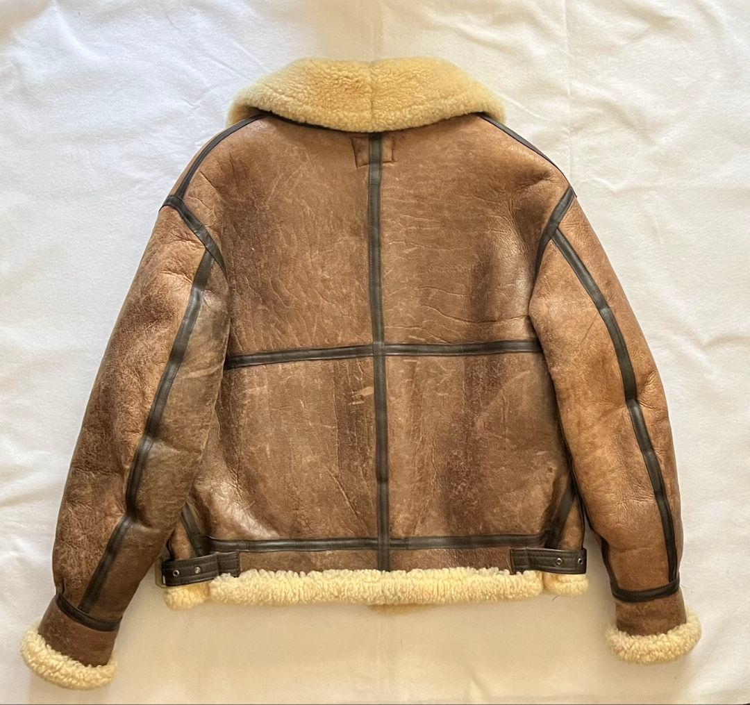 AVIREX B-3 フライトジャケット リアルムートン USA製 サイズ40
