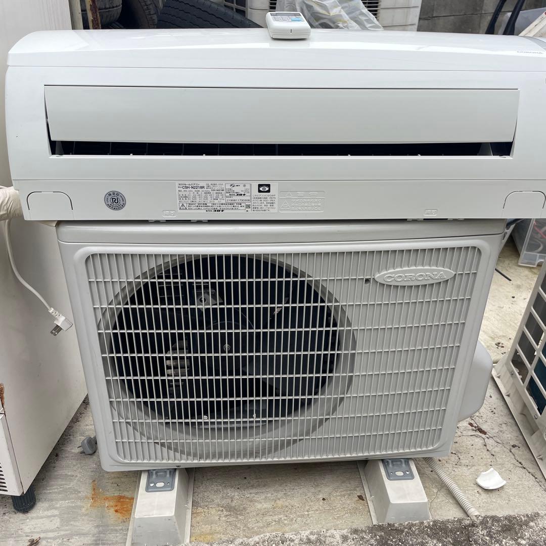コロナ　ルームエアコン　型式CSH-N2218R 2018年製　6-8畳用