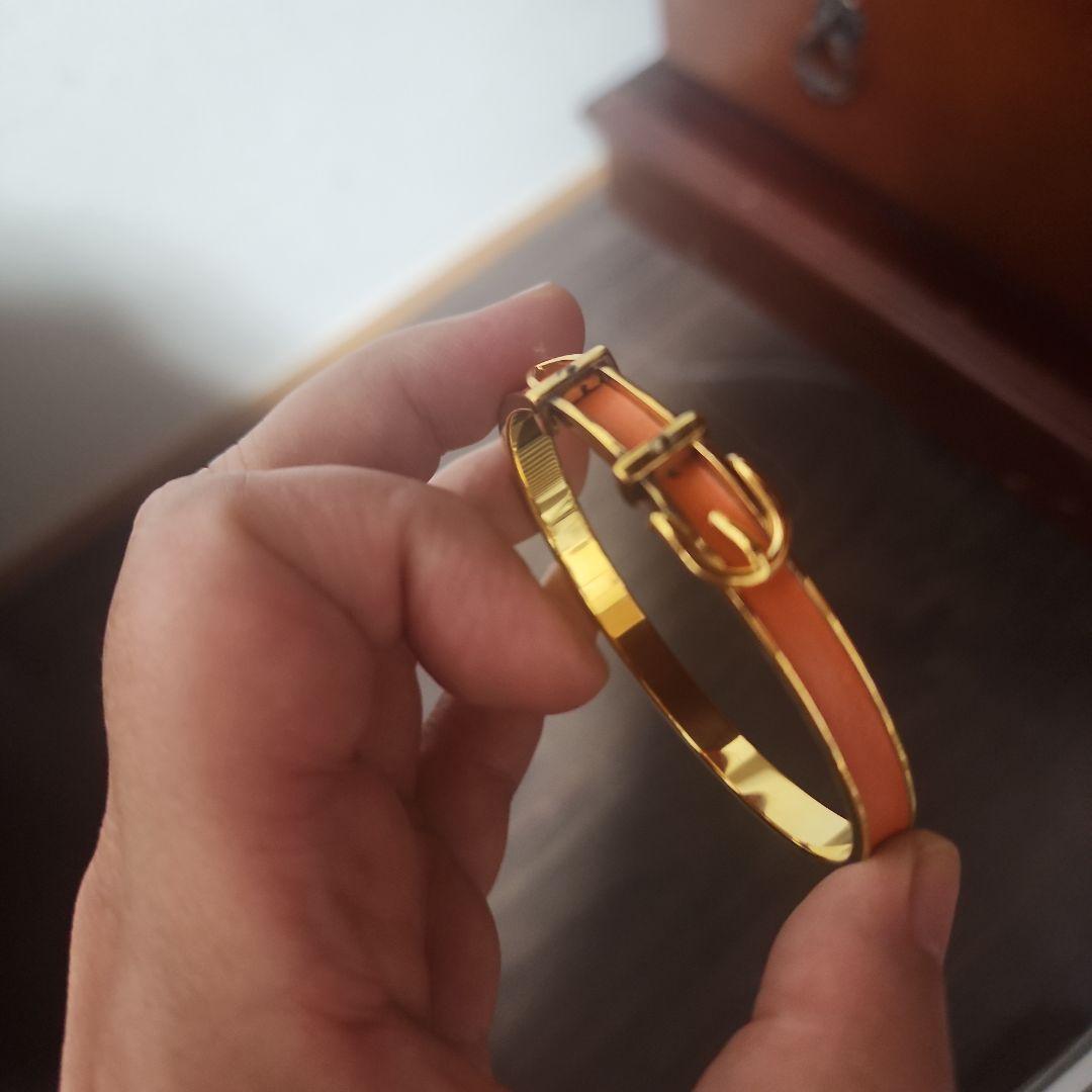 ア*チ様 エルメス　HERMES　レザー　バングルブレスレット　最終値下げ