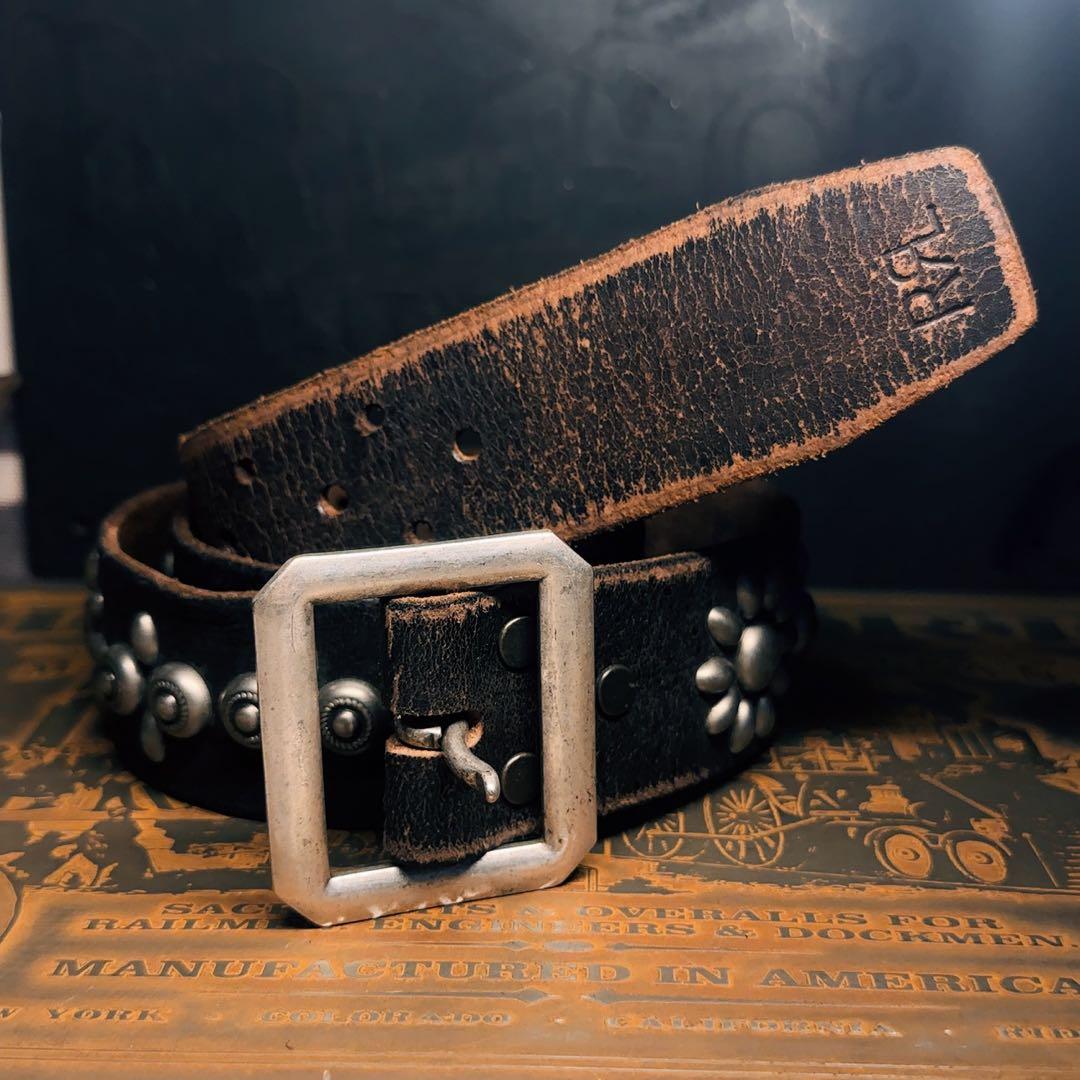 RRL の廃番レザーベルトです。