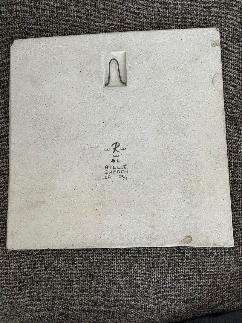 希少　ロールストランド　鳥　陶板　/Sylvia Leuchovius