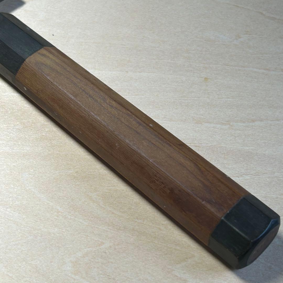 包丁 柳刃包丁 切付 職人 プロ用 波紋 正国作 使用未使用 本鍛錬 黒檀