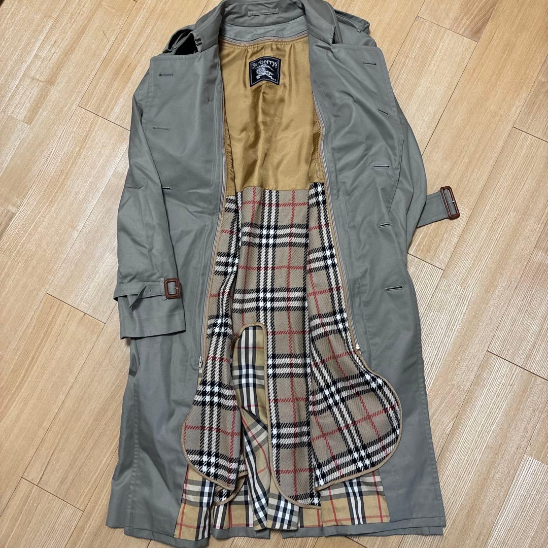 【Routemaster69様】美品Burberrys カーキ色メンズトレンチコ