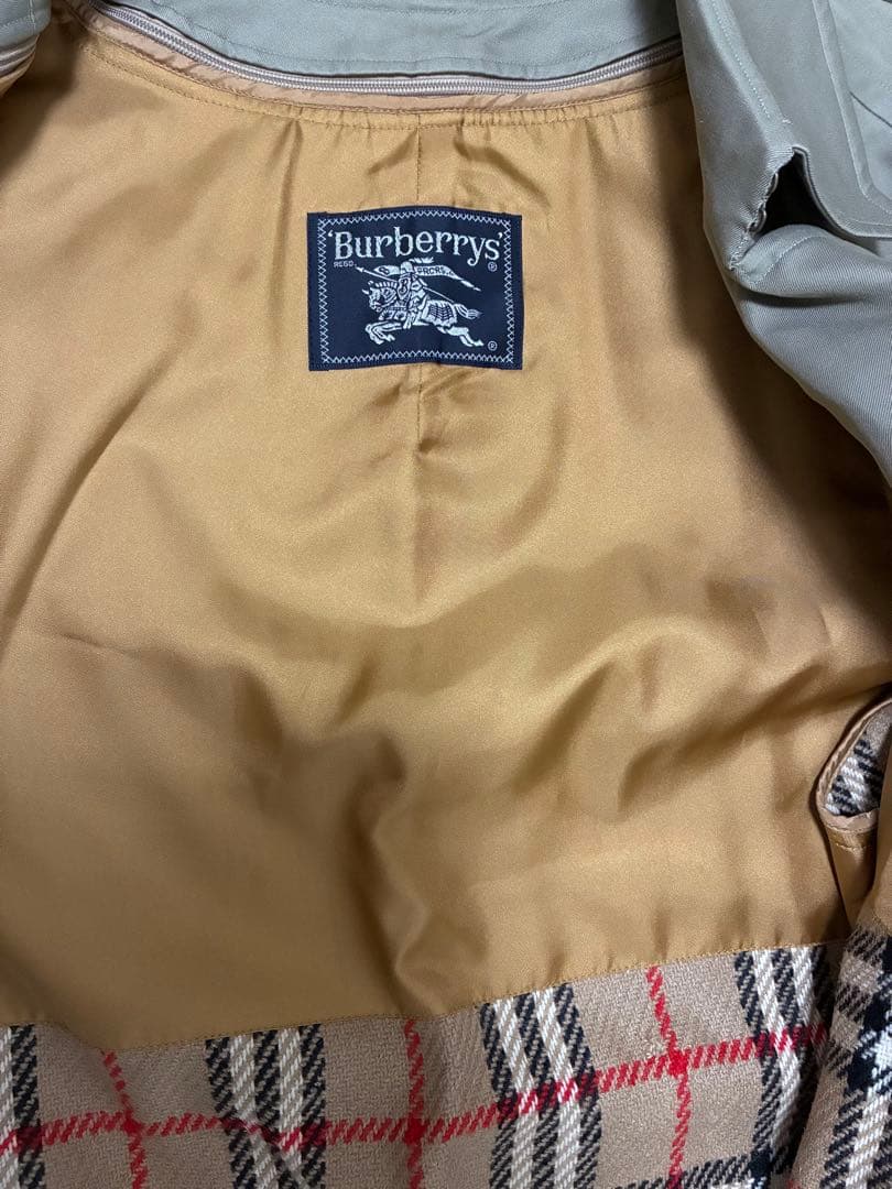 【Routemaster69様】美品Burberrys カーキ色メンズトレンチコ