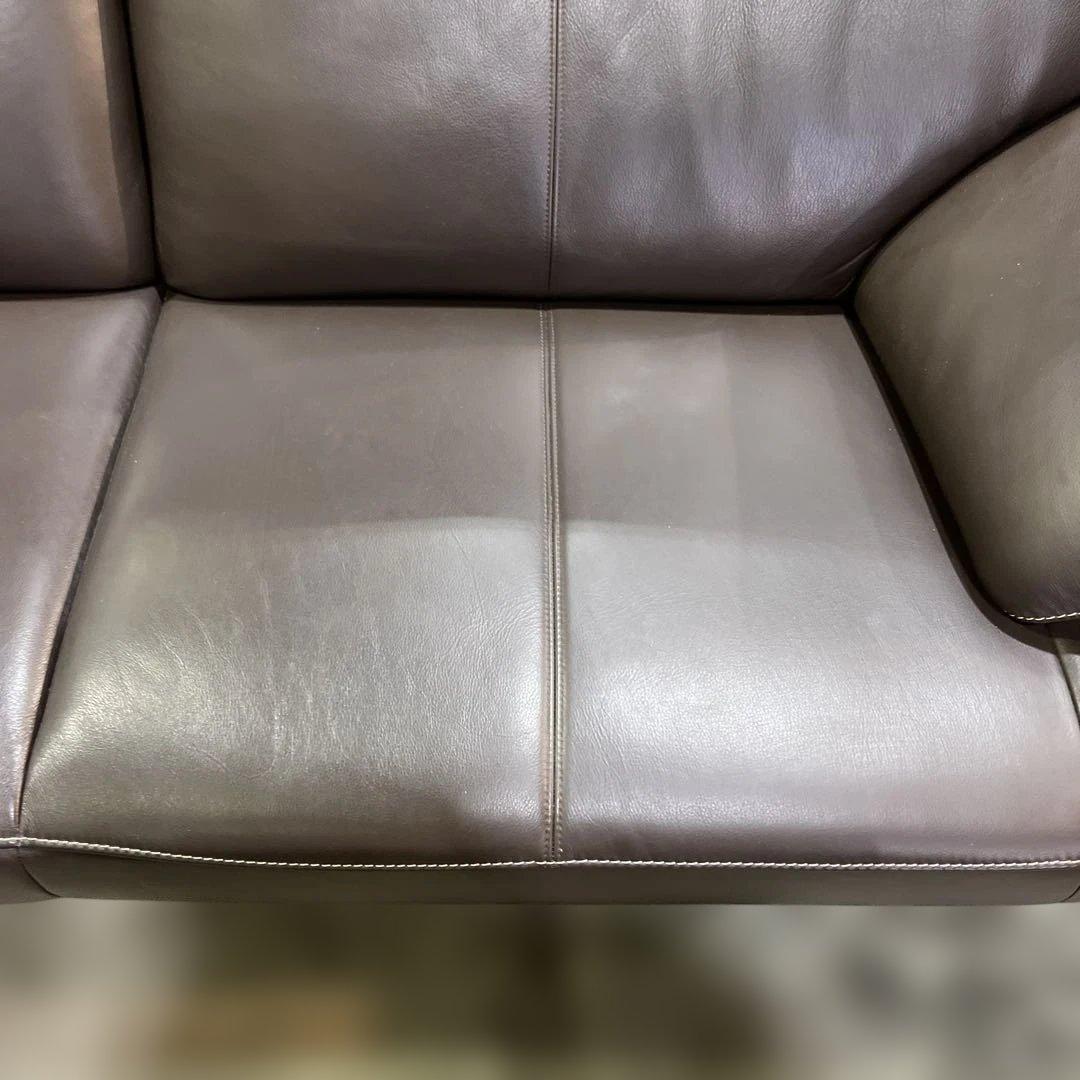 【カリモク】Z187シリーズ◆2.5人掛けソファ◇ブラウン◆美品◇定価３２万の品