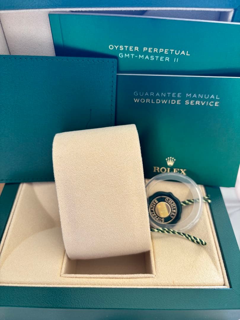 ロレックス箱 SGMTマスター用取説英語表記2021.01付属品セット BOX