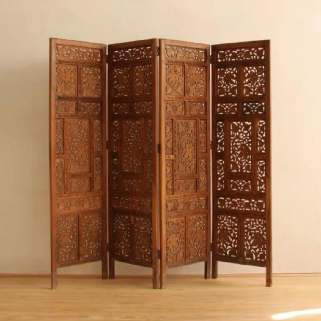 パーテーション　木製　衝立　アンティーク　古道具