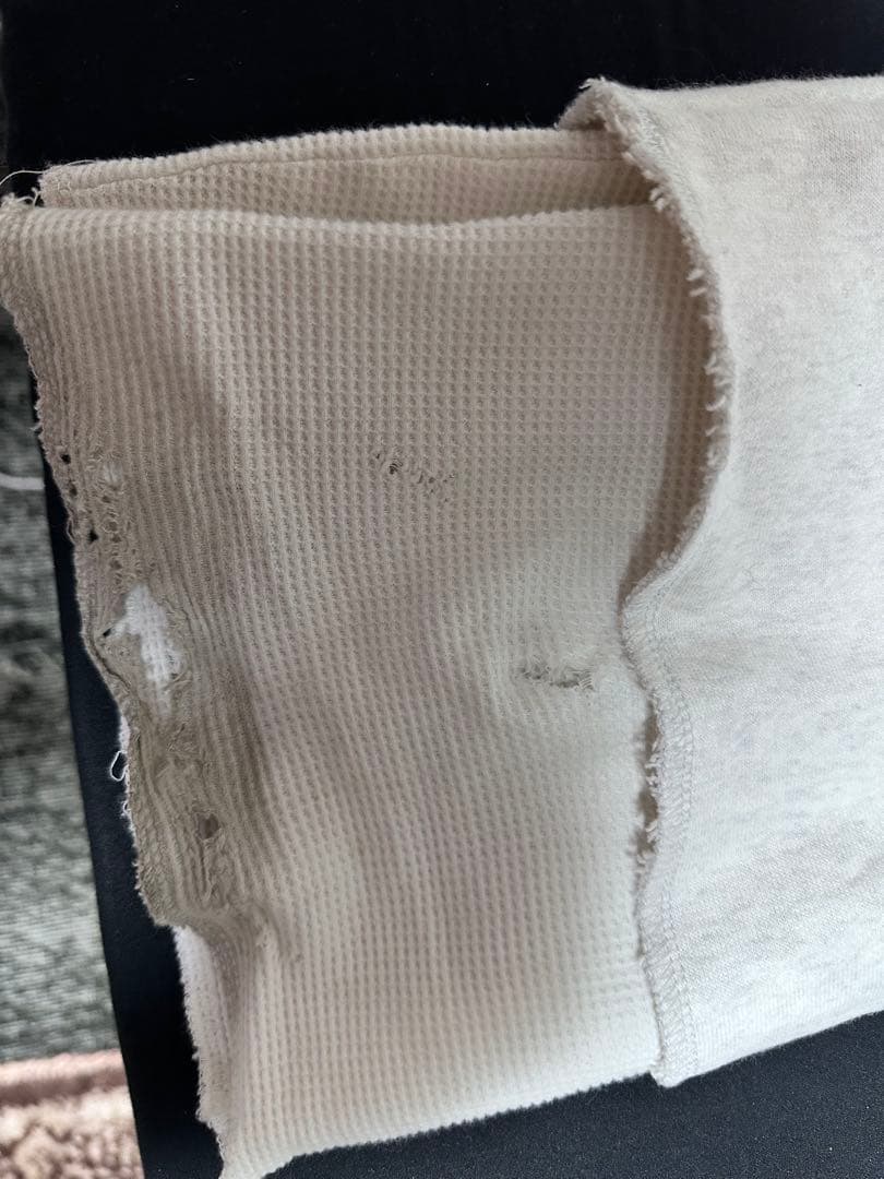 アンセルム　レイヤードスウェットパンツ