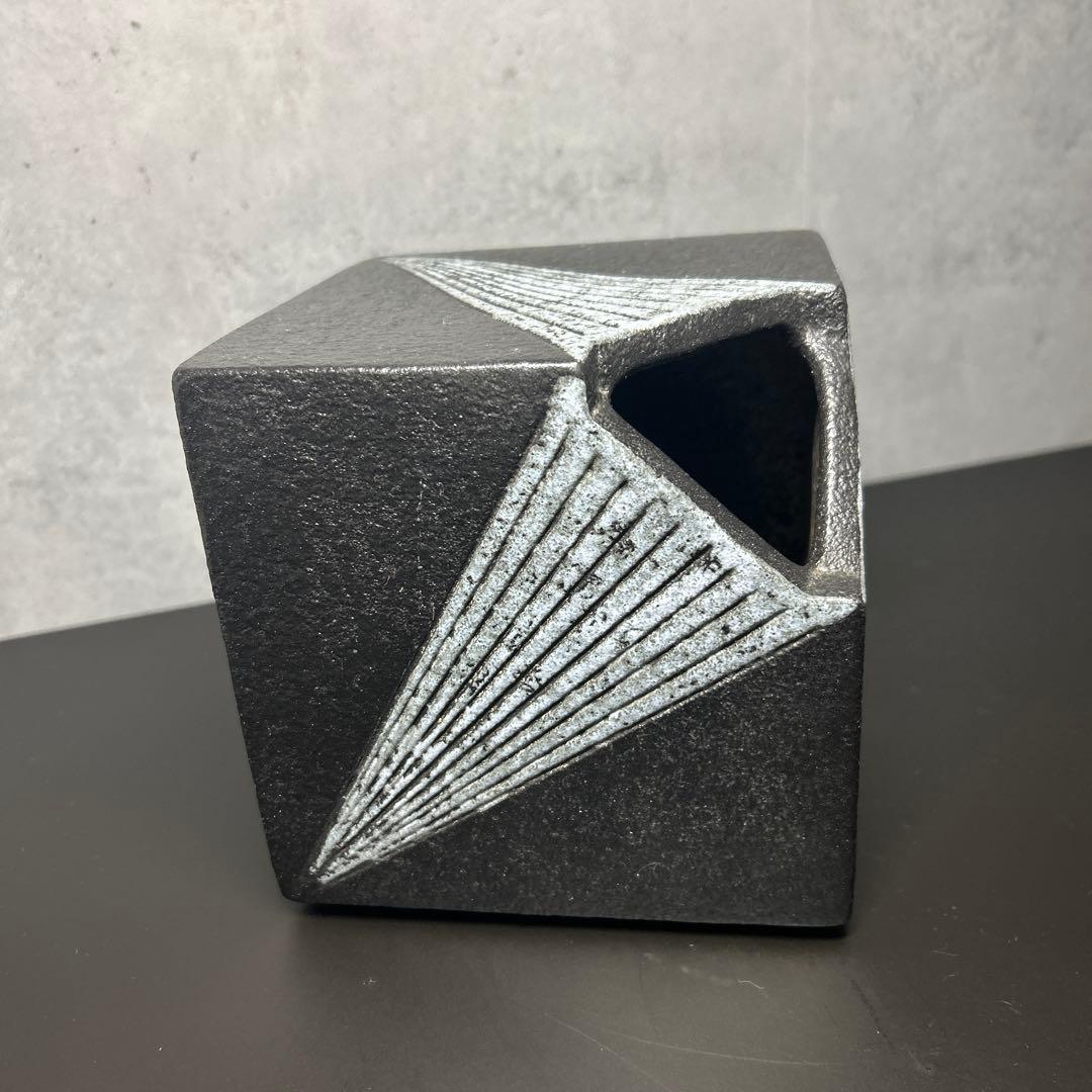 ミッドセンチュリー　東洋陶器TOTO花器花瓶セラミック　モダンヴィンテージ