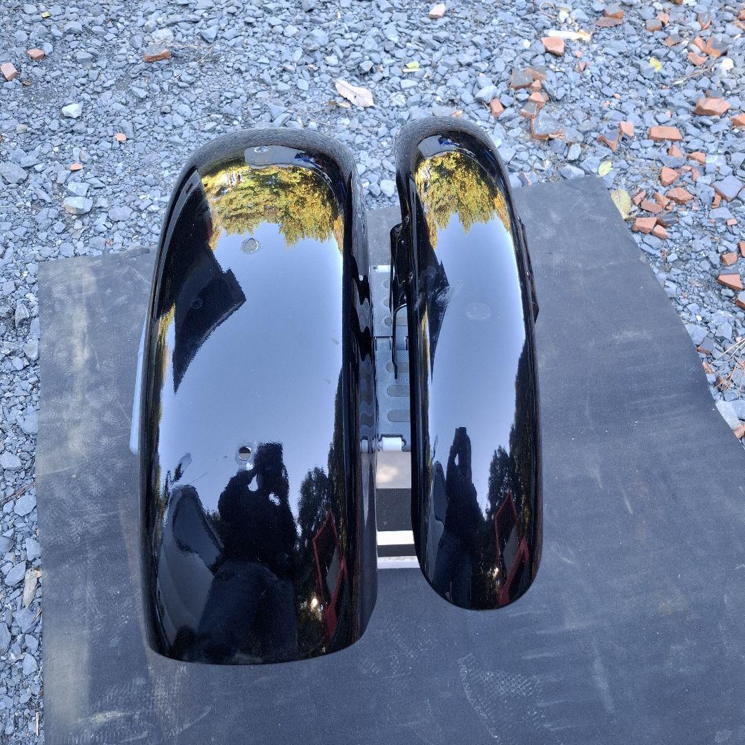 ハーレー　スポーツスター　ブラック スチール フェンダー　純正　前後