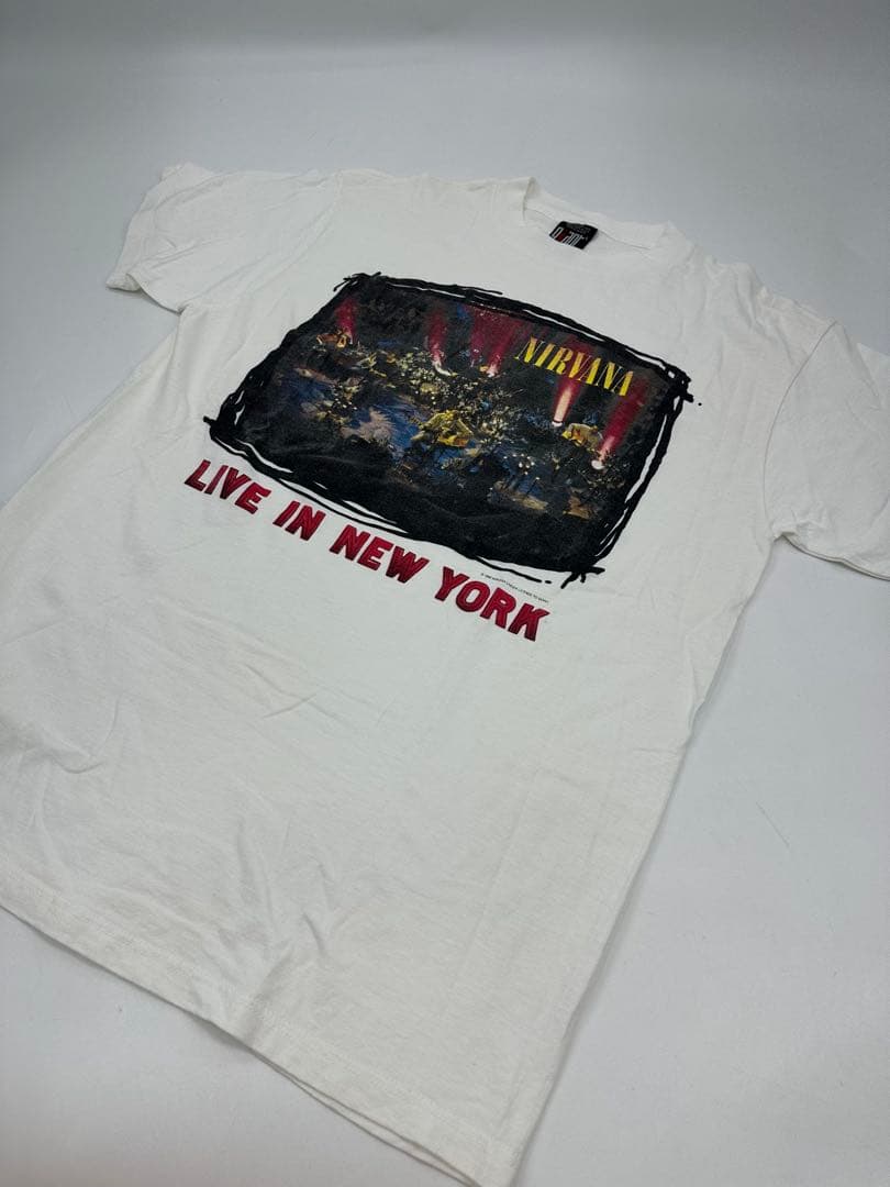 希少/美品 90s/NIRVANA/LIVE IN NEW YORK Tシャツ