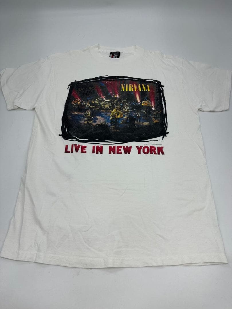 希少/美品 90s/NIRVANA/LIVE IN NEW YORK Tシャツ