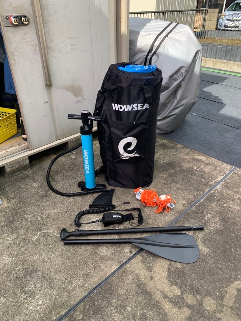 WOWSEA SUPボード一式　ウェットスーツ付き