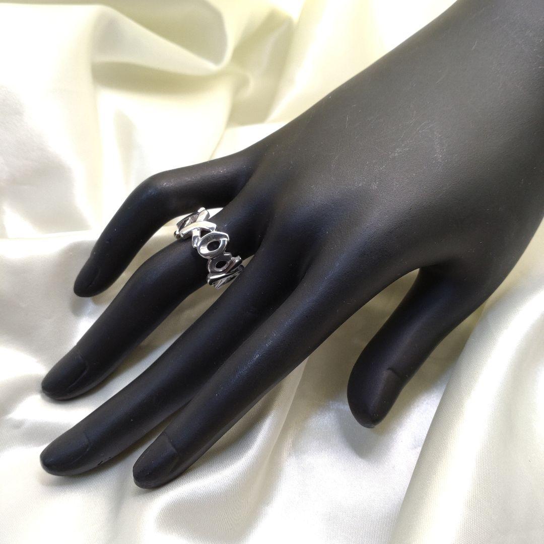TIFFANY＆Co.ラブ＆キス　シルバーリングSV925 11.5号