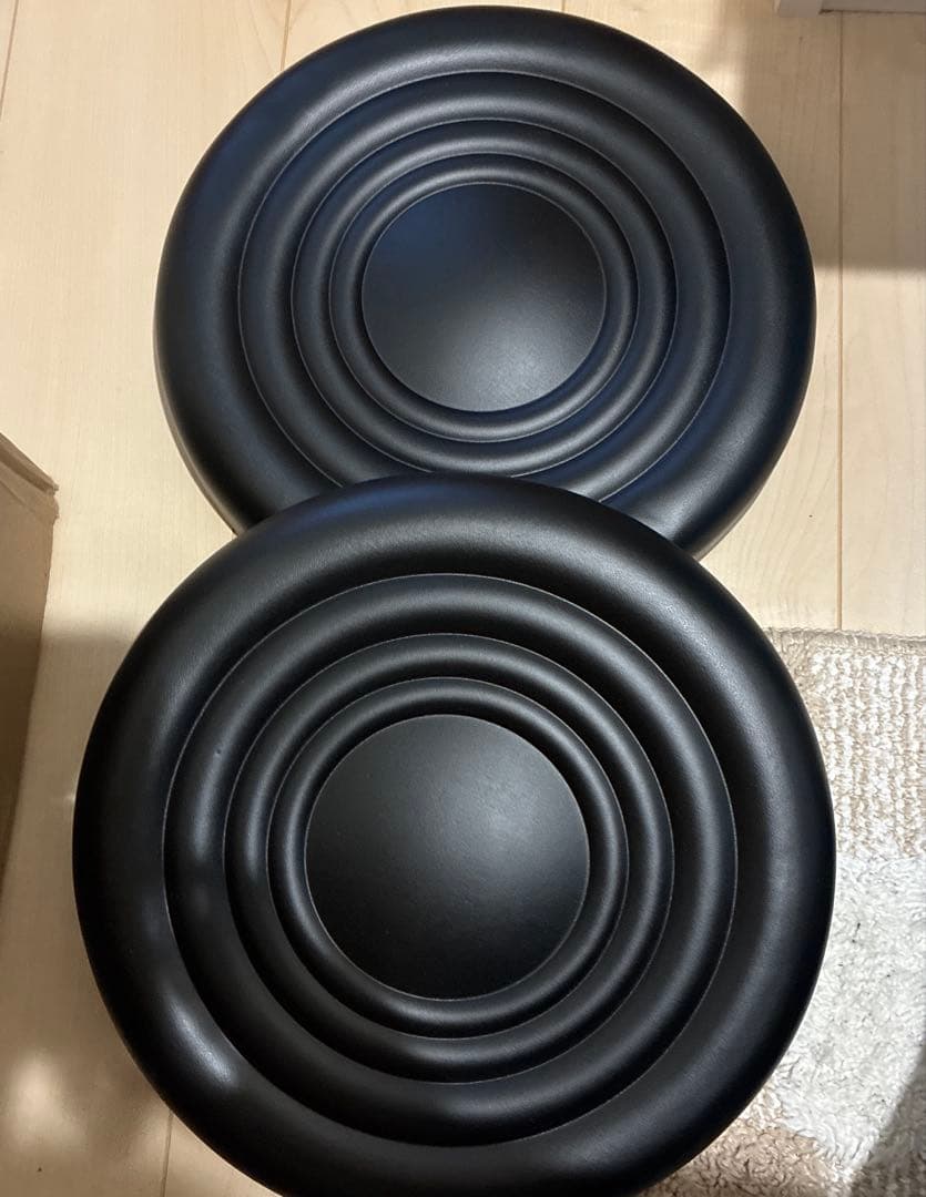 SHEIN 4脚セットバースツール 回転スツール カウンターチェアー