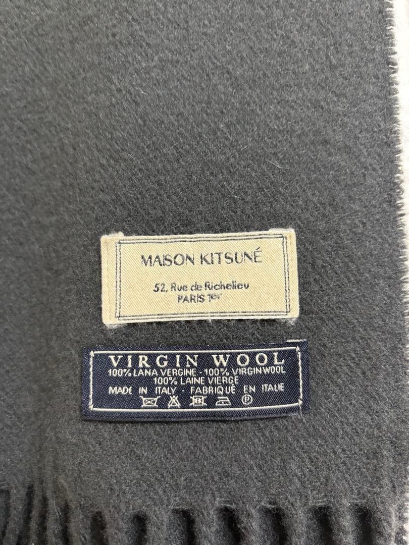 MAISON KITSUNÉ バージンウール マフラー