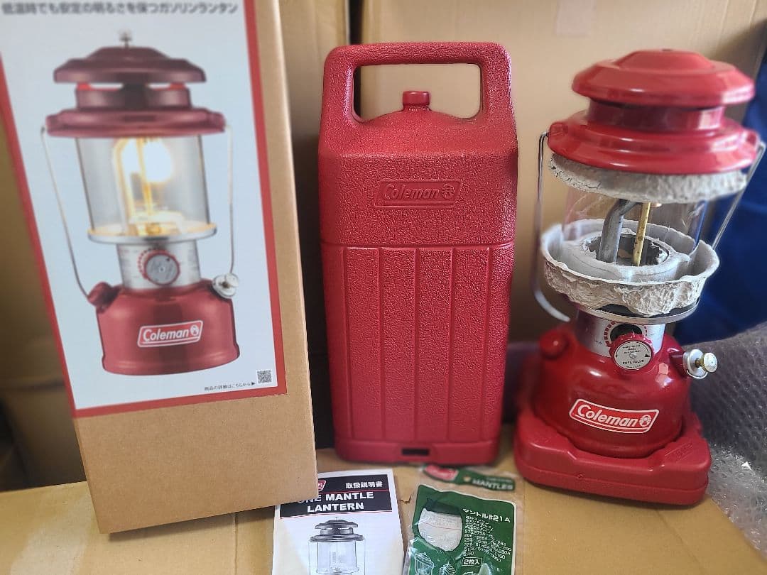 【新品】コールマン 286A ワンマントルランタン 赤