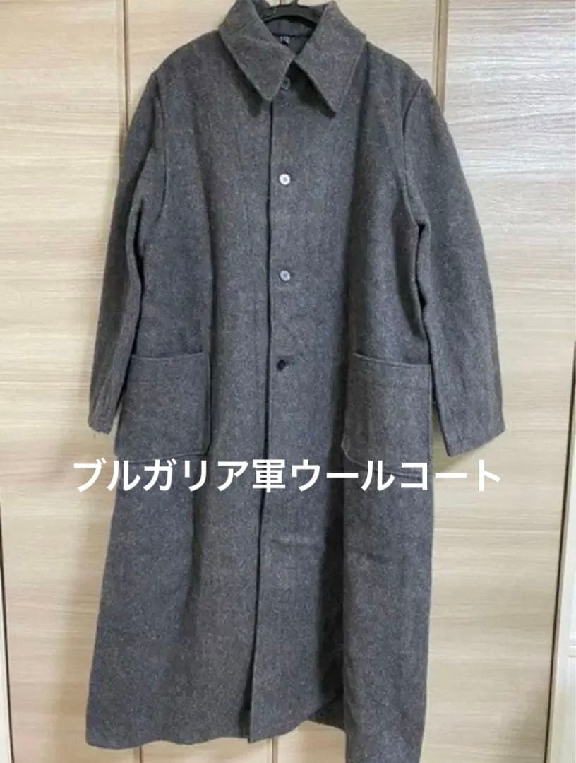 ミッキー　ブルガリア軍　ステンカラー　ウールコート　ホスピタル