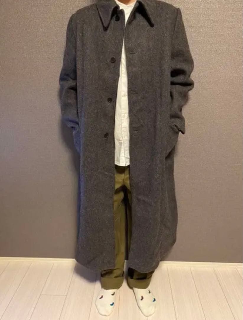 ミッキー　ブルガリア軍　ステンカラー　ウールコート　ホスピタル