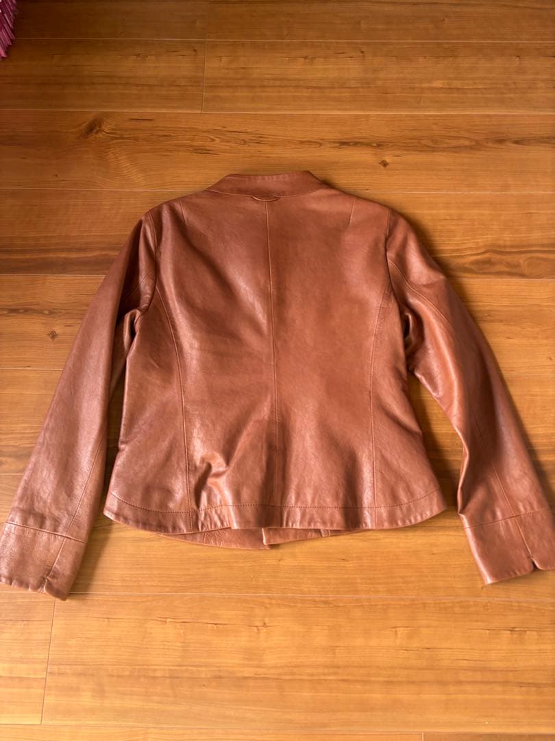 PAL'LAS PALACE パラスパレス　ラムレザージャケット　ブラウン