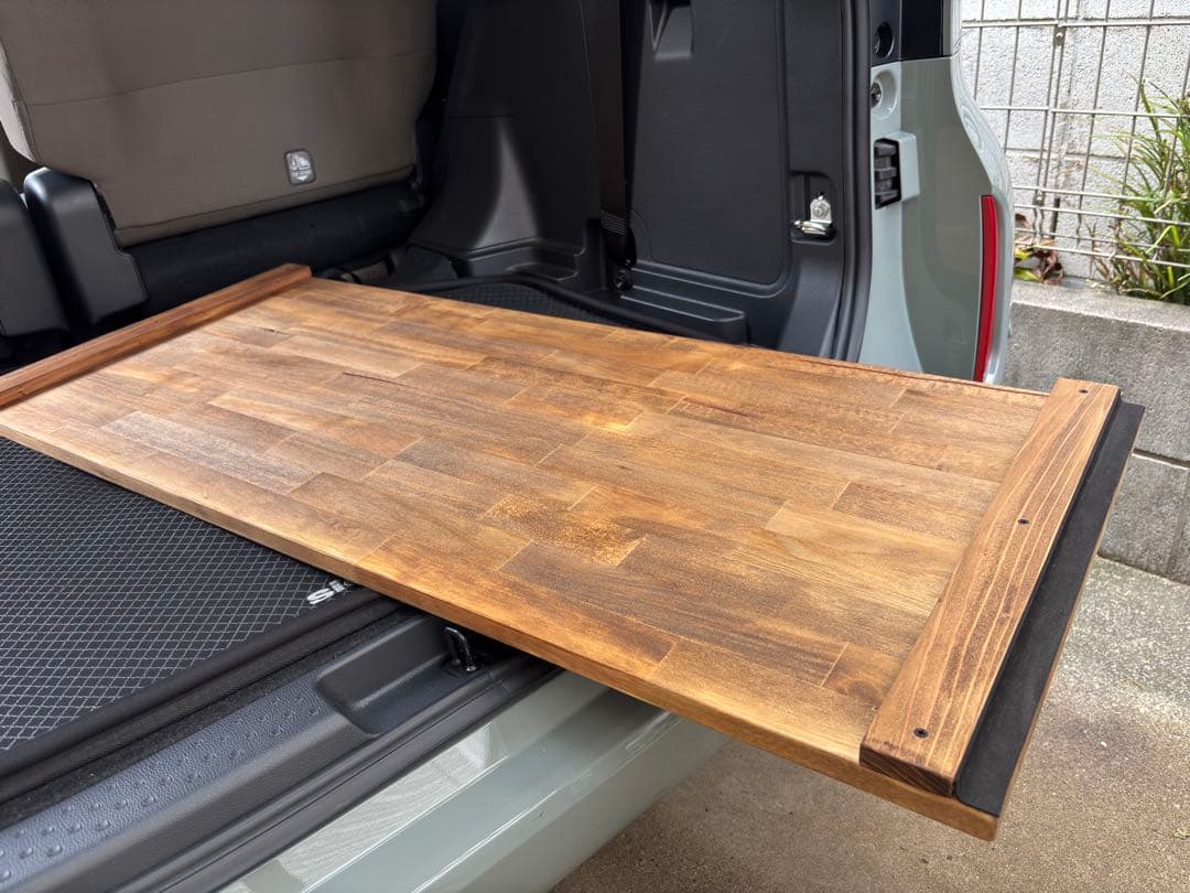 新型シエンタ10系専用 ラゲッジボード ワトコオイル&ウレタンニスコーティング