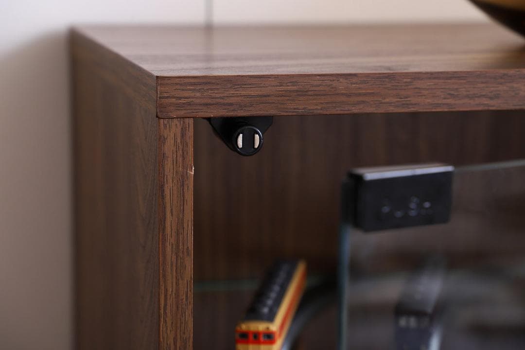 ２個セット 【幅46cm×奥行18cm】コレクションケース　ホワイト