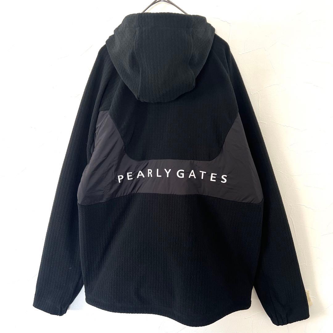 【新品】パーリーゲイツ　セットアップ　異素材mix パーカー　パンツ　メンズ　5