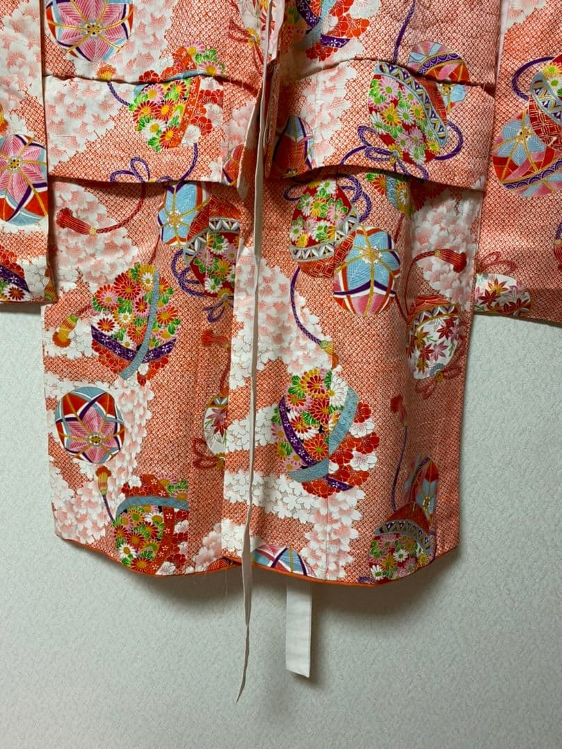 No.50アンティーク子供着物七五三着丈94.5センチ裄丈54センチ