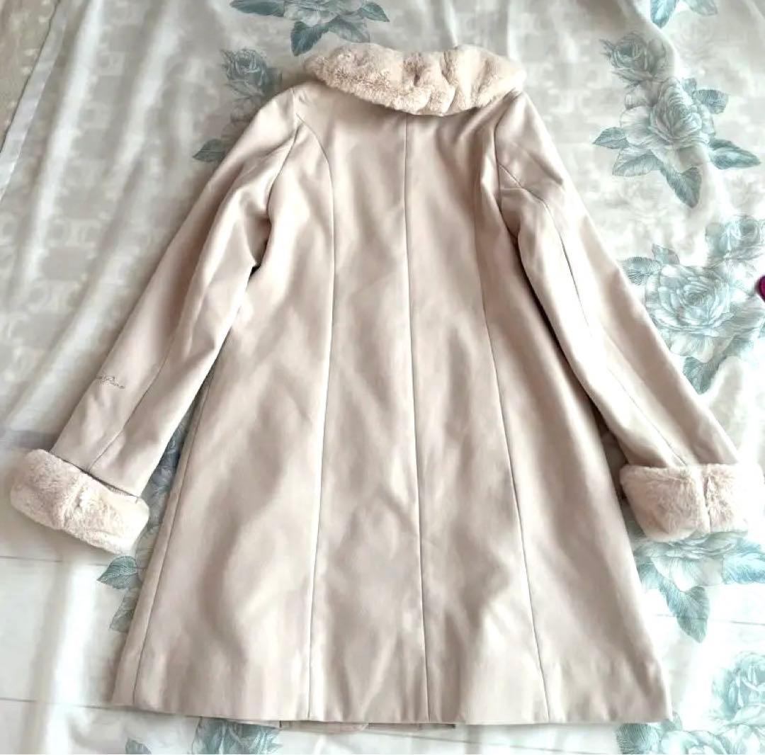 タグ付き新品メゾピアノ 150〜160 オフホワイトロングコート