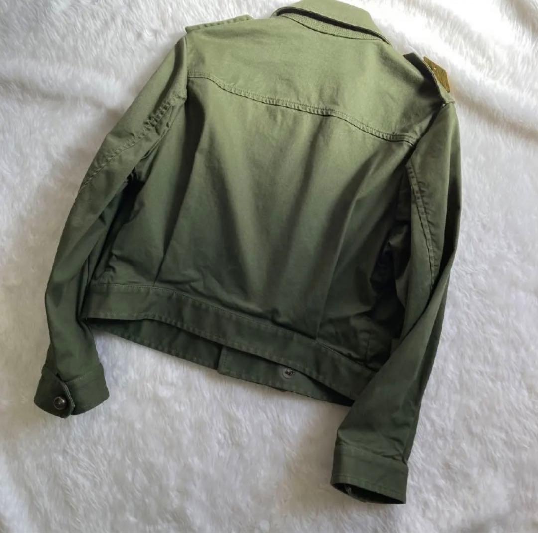 新品タグ付★ディースクエアード 16AW ミリタリージャケット ワッペン 38