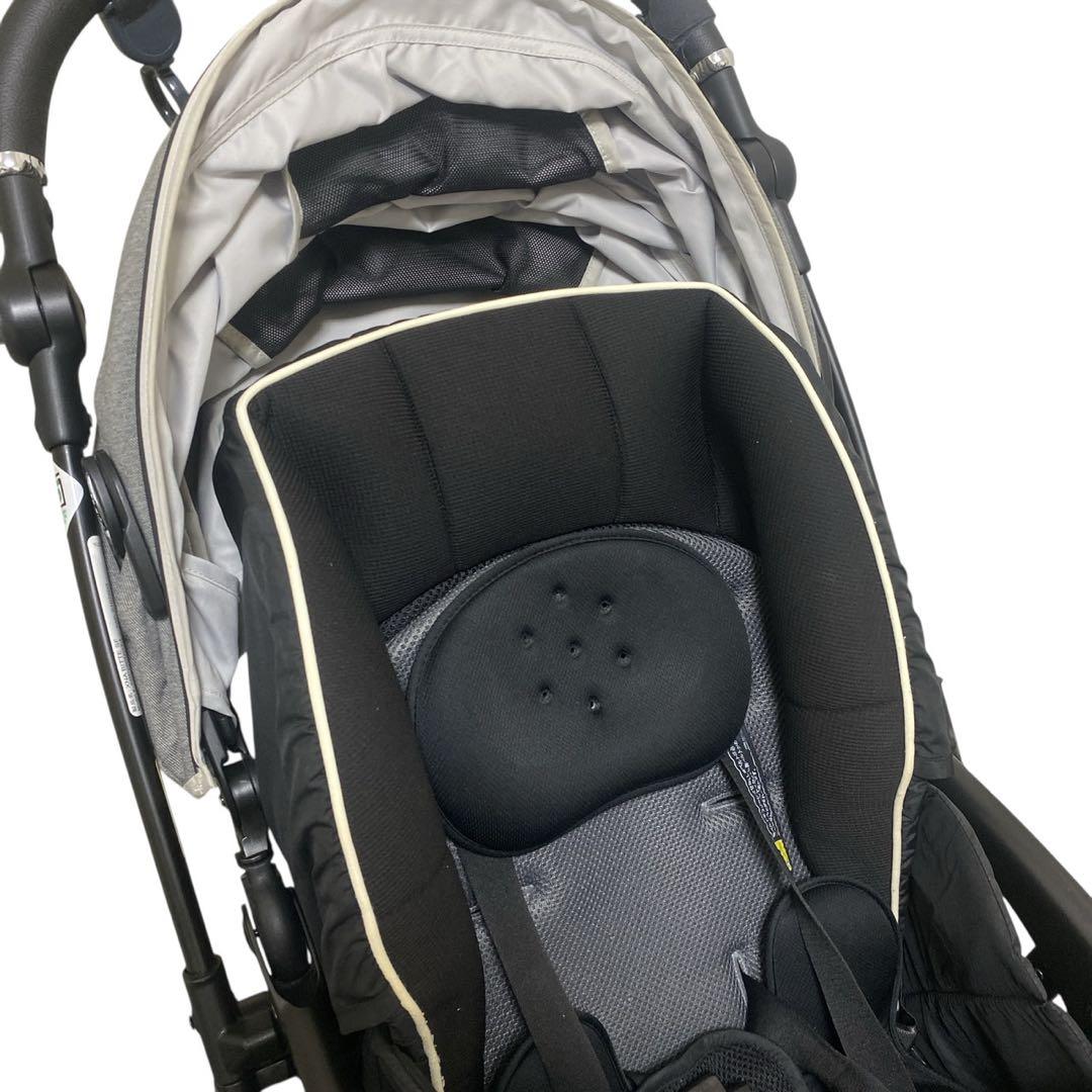 Apricaベビーカー 両対面式 ハンドルレザー ラクーナビッテSF