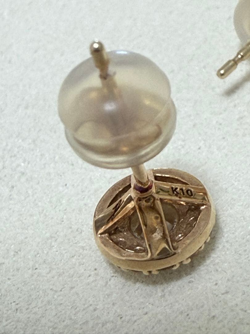 LAB_K10 モアッサナイト ピアス　プラスヴァンドーム　ラボグロウンダイヤ