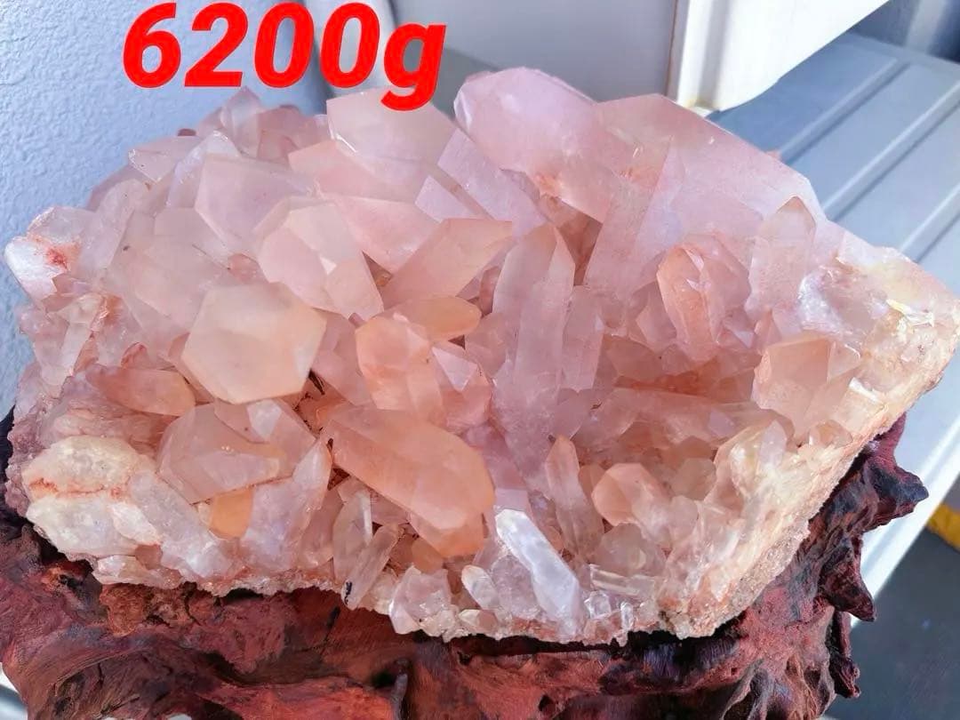 巨大❗希少❗️超綺麗♡超強いパワー ピンク ヒマラヤ水晶クラスター天然石A1436
