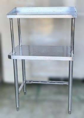 業務用2段ステンレス製収納棚 ワークテーブル 厨房 キッチン 置き棚