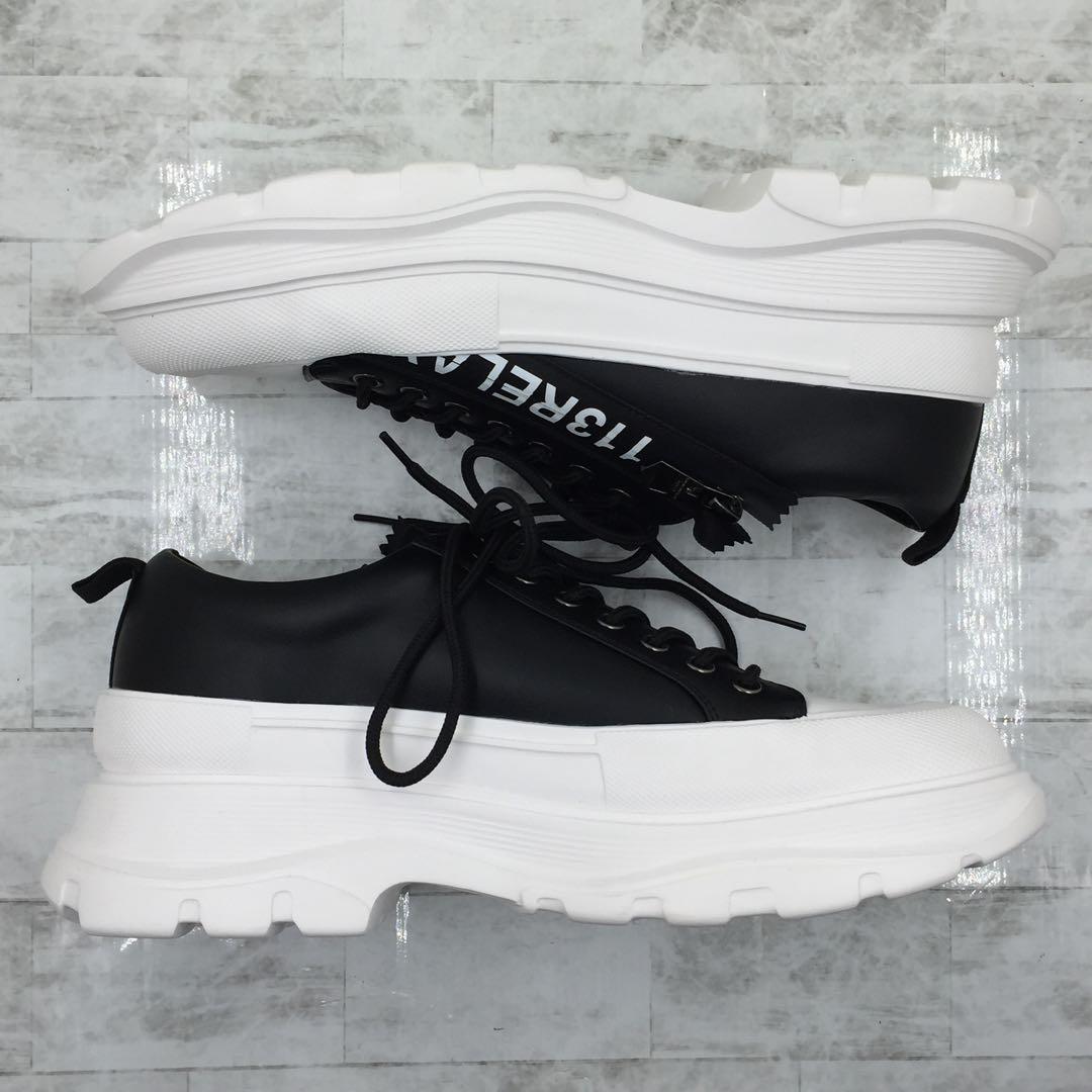 【極美品】1PIU1UGUALE3 RELAX 厚底スニーカー ブラック27cm