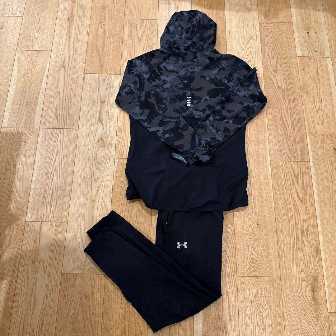 アンダーアーマー　ランニングウェア上下セット　MD メンズ