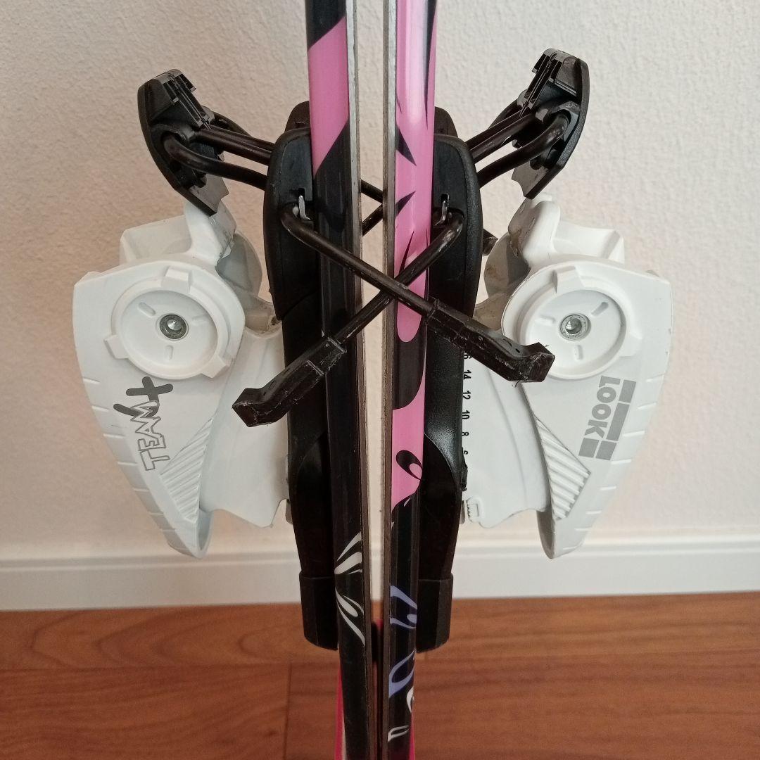 スキー板120センチ、ブーツ22センチのセット