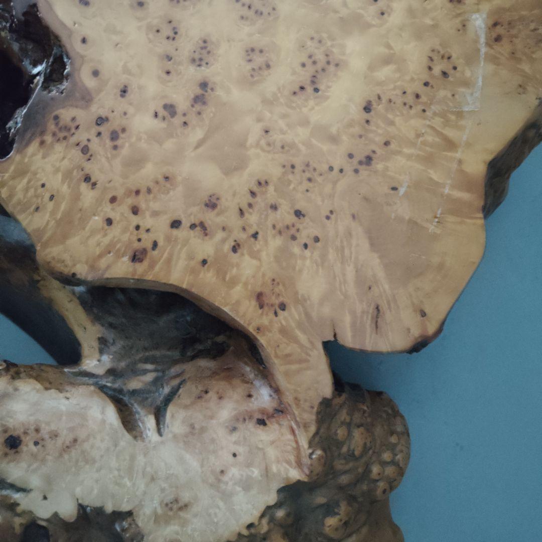 瘤杢一枚板③ 花台 置台 花瓶台 盆栽台 飾り台 アンティーク 侘び寂び