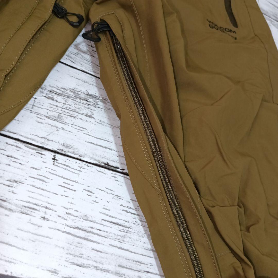 VOLCOM ボルコム GORE-TEX スノーボードパンツ ブラウン カーキ