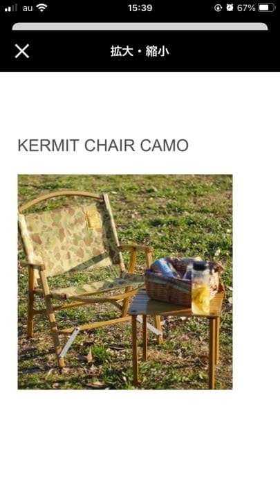 初期ネイタルデザインKERMITCHAIRCAMOカーミットチェア カモ