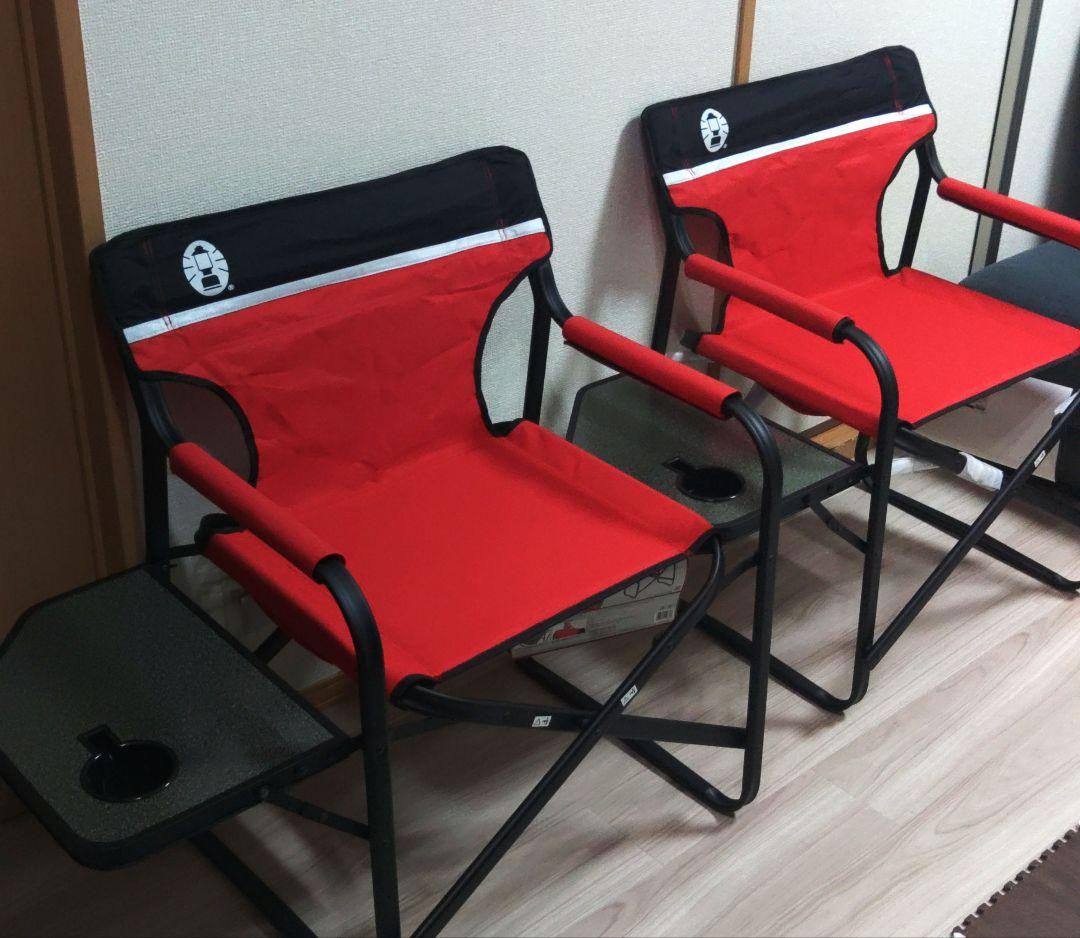 y*8様 【新品未使用タグ付】コールマン サイドテーブル付デッキチェアST 2脚