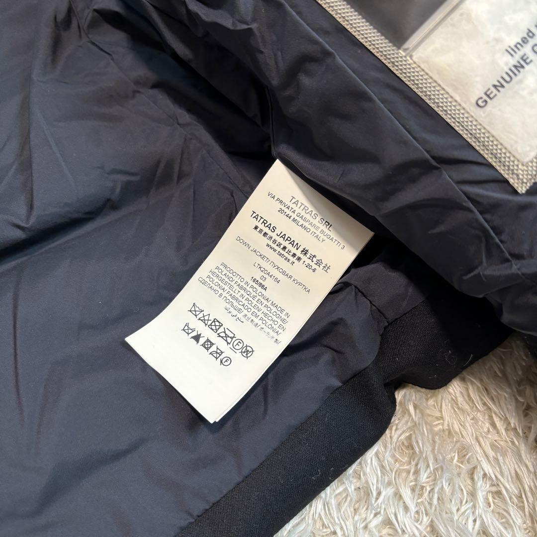 20AW TATRAS VARENA ファーダウンジャケット　ブラック　03