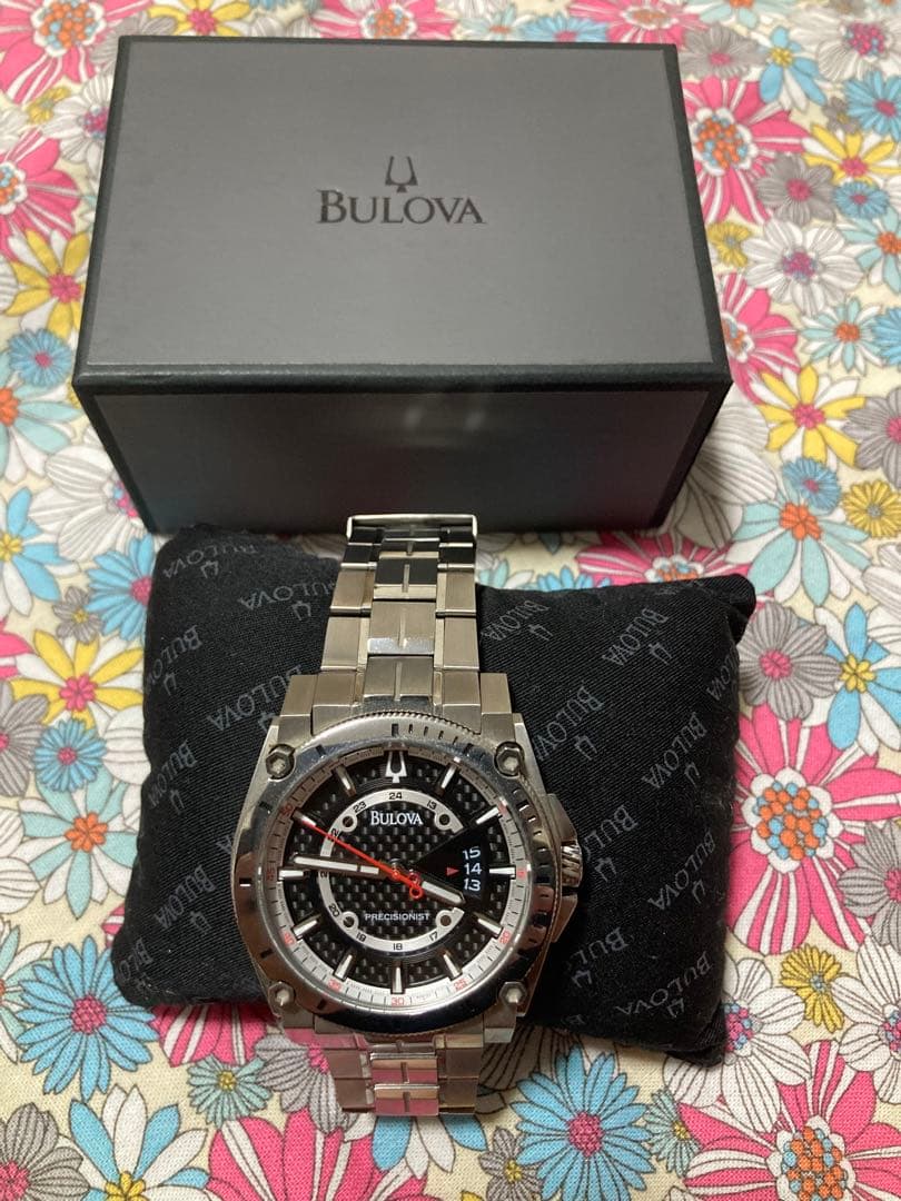 Bulova Precisionist ステンレススチール 時計