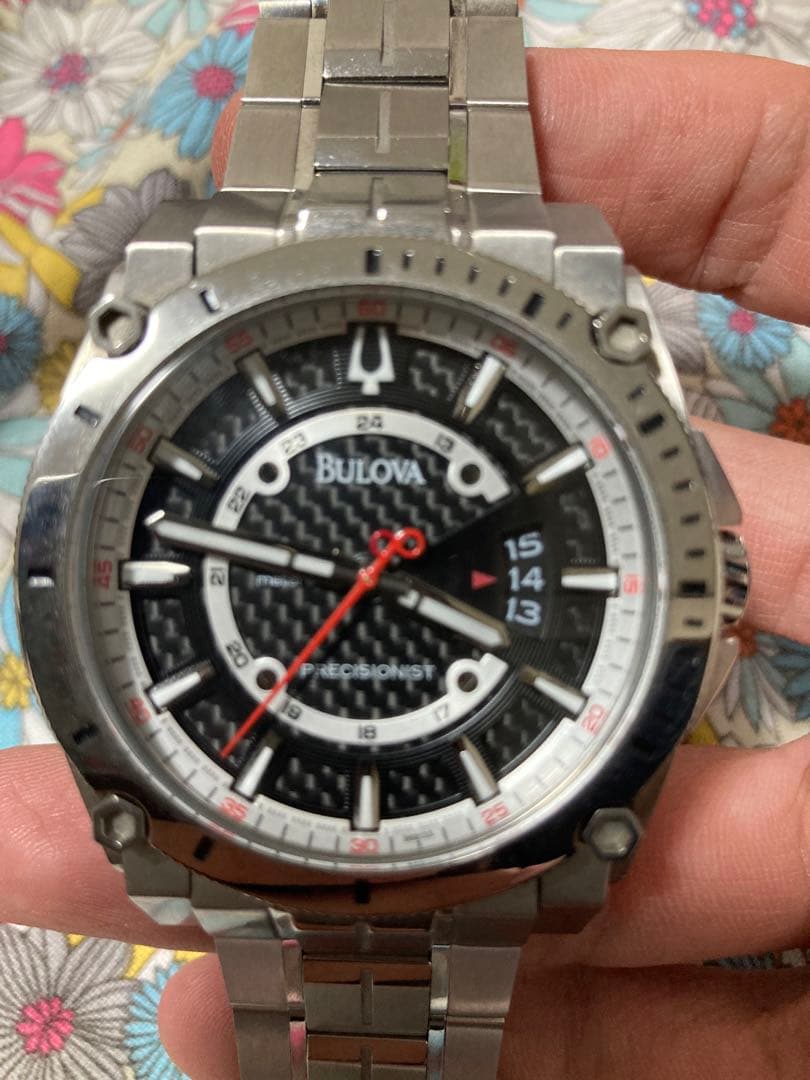 Bulova Precisionist ステンレススチール 時計